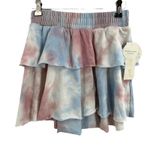 Madden Girl Tie Dye Tiered Mini Skirt Size Small New Photo 0
