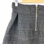 Francesca’s Dina Be Black Textured Skater Shirt L Size L Photo 5