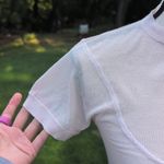 NWT Lily McNeal Short Sleeve Cashmere Blend Henley Top Pink Photo 2