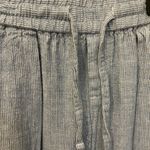 Old Navy Blue Striped Linen Mini Skirt Size X-Small Photo 3
