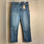 Reformation Women’s Liza Ultra High Rise Straight Jeans in Malta Wash Blue|Sz:31 Photo 15