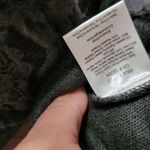 Anthropologie Anthro One September Rosanella gray lace pleated sweater size xs Photo 7