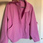 Outdoor Voices Recfleece Snap Jacket In Primrose Pink Orchid Size L Photo 2