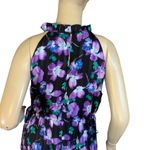 J.Crew  PURPLE TIERED HALTER STYLE FLORAL PRINT MAXI DRESS  (16) Photo 6