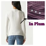 Michael Stars Opal Button Cuff Turtleneck Photo 2