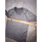 Lululemon  Shirt Womens 6 Gray Shimmer/glitter Swiftly Tech Yoga Run Compression Photo 6