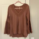 Free People  Parisian Nights Bell Sleeve Top Small Photo 1