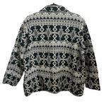 Transitionals by Komitor Tribal Blanket Jacket Aztec Western Black Size XL Photo 2