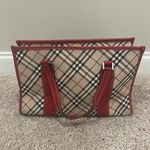 Burberry Vintage Blue Label Tote Hand Bag Nova Check Photo 1
