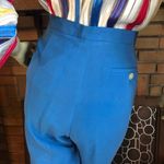 Ralph Lauren LAUREN  CORNFLOWER BLUE, LINED, SILK CUFFED HEM TROUSERS (12) Photo 9