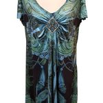 Apt. 9 Apt.‎ 9 Green and Black Midi Dress size 1X Photo 0