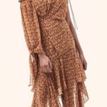 ACLER Aurora Dress in Amber Crescent Size 2 Gold Photo 0