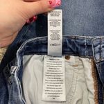 Good American Navy Wash High Waisted Good Waist Distressed Knee Skinny Jeans Photo 12