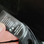 BKE Boutique black faux leather and lace peplum tank size large Photo 9