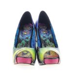 Iron fist Colorful Zebra Print Peep Toe Heels Photo 1