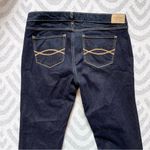 Abercrombie & Fitch  Women’s Straight Leg Dark Wash Blue Denim Jeans 10 Short Photo 5