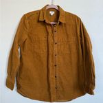 J.Crew  NWT $110 Cotton Stretch Corduroy Shirt-Jacket in Golden Brandy | Sz S Photo 2