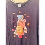 NWT Jane & Bleeker NightGown Sleep Shirt womens L Fall Bloomingdales Cozy Blue Size L Photo 1