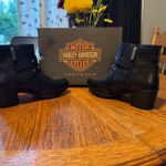 Harley Davidson Harley-Davidson Women’s Leather Boots, Sz 9 — NIB — Studded Buckle, Flame Sole Photo 1