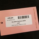 Cult Gaia 💕💕 Alana Acrylic Shoulder Bag ~ Ivory NWT Photo 15