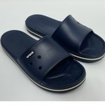 Crocs  Crocband III Slide Sandals 205733 Women’s 9 Men’s 7 Navy Blue Slip On Photo 1