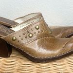 Frye Leather Studded Western Style Heeled Mule Size 7.5 Photo 6