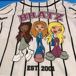 Bratz doll Jersey Top Baseball shirt L White Size L Photo 10