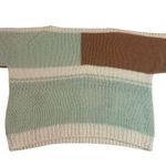 Handmade Fluffy Adult Short Sleeve Sweater XL Multicolor Unisex Green Photo 0