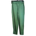 Sundance Pants Womens 4 Green Tencel Smocked Tie Waist Bottoms Pockets Ladies Photo 3