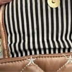 Betsey Johnson Luv by  Purse Crossbody Quilted Star Print Mini Lips Pink Gold Photo 13