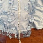 Lulus NWT Abundant Charm Light Blue 3D Floral Appliqué Maxi Dress Size XL Photo 11