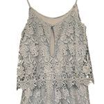 Yumi Kim  Baby Blue Jet Set Lace Romper, Sz Small Photo 3
