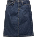 Calvin Klein  Jeans Denim Midi Skirt Blue 8 Photo 0