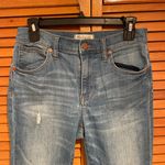 Madewell Women’s 9” High Riser Skinny Skinny Ripped Denim Jeans Sz 27 Photo 1
