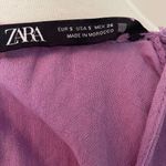 ZARA 💜 Brand New with Tags Purple  Deep Cut Romper 💜 Photo 3