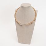 Gold Rhinestone Snake Choker Necklace Photo 1