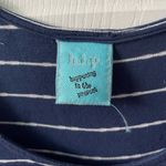 Happening in the present ♥️ 3/$12 Navy and White Striped Tank Photo 3