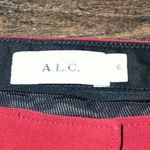 ALC Frank NWOT A.L.C. Lawrence Burgundy Wide Leg Pants - Short Photo 3
