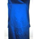 Love moschino Womens NWT 8 44  Sleeveless Cotton Dress Blue Pockets New Designer Photo 0