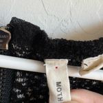 Anthropologie Moth Lana Pullover Sweater Sz S Black Boat Neck Back Photo 1