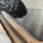 Michael Kors Mercer Jet Set Travel Card Case Wallet Pebble Leather Taupe/Gray OS Photo 5