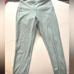 New Balance Heathered Teal Cropped Leggings Photo 1