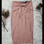 ZARA  Trafaluc Striped Pencil Skirt Photo 1