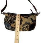 Tommy Hilfiger Jean Floral Canvas Black Tan Crossbody Purse 9x5 Photo 9