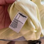 American Eagle  Pastel Yellow Side Tie Wrap Midi Skirt Neon Spring Size Medium Photo 7