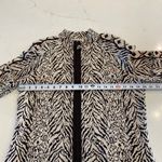 St. John  Sport Vintage Wool Animal Print Sweater‎ Jacket Full Zip Rare Pattern Photo 7