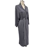 Natori  Shangri-La Robe Stretch Polyester Heather Gray  Pockets Womens  L Photo 1