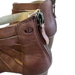 Josef Seibel Bonnie Ankle Booties Cage Cutout Brown Heel Leather Size 39 Women's Photo 9