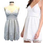 Abercrombie & Fitch Womens S Crochet Mini Dress Sleeveless White Boho Whimsy Photo 1
