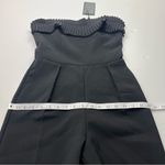 The Kooples  Strapless Jumpsuit Womens Size 2 Black Side Zipper‎ Pockets NEW Photo 9